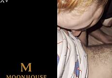 Redhead Gags on Massive Cock Slaps Ass Squirts Swallows Trimmed Pussy Shaking