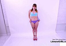 so this straight girl walks in for her styling session and the lesbian stylist starts seducing her on the sofa with some teasing touches