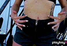 Blonde Pilot Heidi Michel Teases Nude in Copter