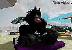 scp-1471 mal0 bends big tits ass over beach for rough doggystyle pounding by monster cock