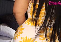 brazilian curvy housewife milf gets fucked rough by monster cock in bed for fans