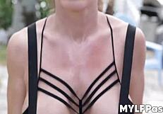 Milf Rides Big Cock After Outdoor Exercise