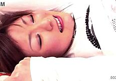 petite japanese stepsis caught masturbating gives first blowjob