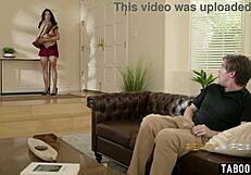 Mature Stepmom Teaches Stepson Endurance with Cougar Skills