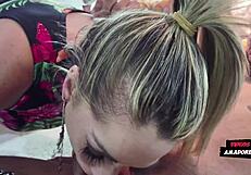 my curvy brazilian wife bends over gaping her big ass for hubby's thick cock anal pounding