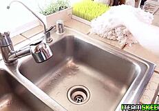 Redhead teen rides stepbro cock missionary doggystyle facial