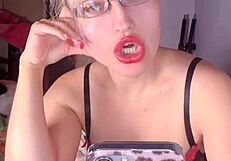 you can't stop staring at my clothed tits goddess