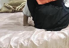 Watch This Hot Arab Couple Pound My Stunning Girlfriend's Shaved Pussy with Monster Cocks