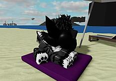 scp-1471 mal0 bends big tits ass over beach for rough doggystyle pounding by monster cock