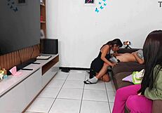 Hot Maid Rides Brazilian Boss as Cuck Wife Watches