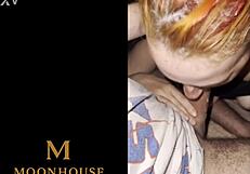 Redhead Gags on Massive Cock Slaps Ass Squirts Swallows Trimmed Pussy Shaking