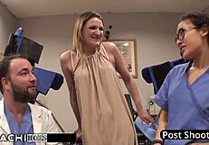 freshman alexandria riley gets doctor-forced hitachi vibrator orgasm in tampa hospital!