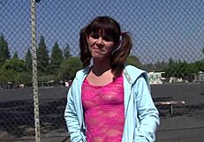 Elizabeth Bentley at 18+ Bent Over in Fishnets for Deepthroat and Doggystyle Pussy Fuck