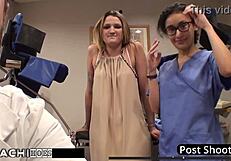 freshman alexandria riley gets doctor-forced hitachi vibrator orgasm in tampa hospital!