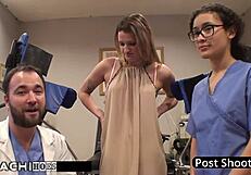 freshman alexandria riley gets doctor-forced hitachi vibrator orgasm in tampa hospital!