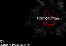 Stranger and Step-Son Creampie Red Cat's Tight Pussy Five Times at Gloryhole