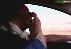Lisa Demands Foot Domination During Car Travel