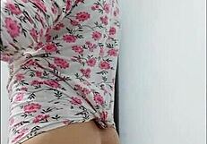 Milf's Huge Ass Dances! Big Nipples Bounce Wildly!