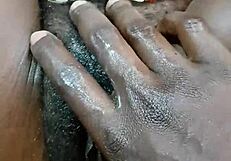 crazybitch fists her tight pussy then takes hot pounding fuck
