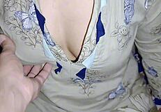 The horny stepsister sneaks into stepbrother's bed at night sharing intimate heat