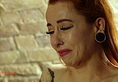 Two eager sub girls whipped begging master's cock!