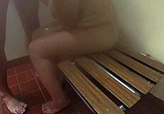 Wife Caught Banging Big Cock In Outdoor Public Shower