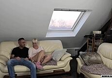 stepbrother and stepfather blast two cumloads on boris schwarz?!