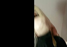 blonde big boobs sexdoll lactates in tutorial demo