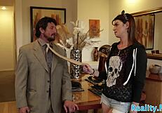 amateur teen sucks dick then takes anal pounding bent over spooning and more