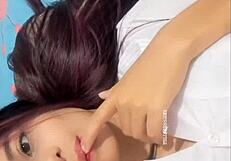 Brunette babe gets fucked hard right after her steamy massage casero style