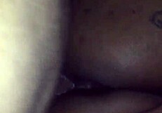 Ebony Girlfriend's Creamy Pussy Pounded Hard Doggystyle by Massive BBC