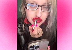 my whispers make you sissy bimbo jerk to femdom strapon fantasy