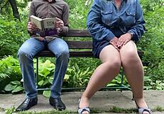 Lustful BBW Milf Flashes Wet Pussy Pantyhose Bent Over Street Doggystyle Outdoor