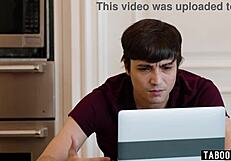 Step mom penny barber lives out steamy dream fucking stepson big tits!