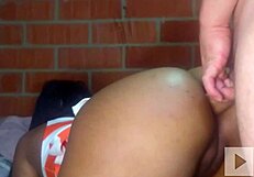 Stepsdaughter's delicious tight asshole gapes wide after full anal pounding