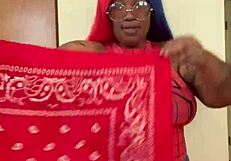 spider girl shabrim's cosplay con striptease rips clothes bare