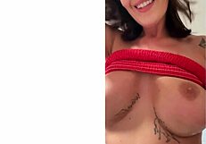 how long can you lick every inch of my big tits milf tattoos? 