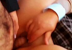 Secret footage captures morenita mexican schoolgirl's tight culito wrecked hard before deletion