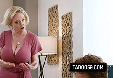 Blonde MILF Stepmom Dee Williams Gapes Tight Ass on Stepson's Cock