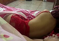 Stepdad rams hot 18yo stepdaughter's tight pussy in shared hotel bed!