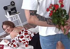 Slim4k Stella Bliss Flowers Lead to Intense Anal