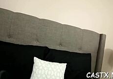she gives him a horny blowjob then gets fucked hard during this mature casting interview