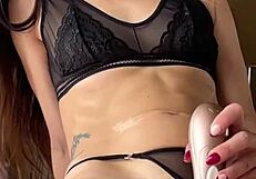 petite latina lingerie model does backstage anal vertical pov