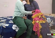 Stepson pounds stepmom pussy while friend watches cheating taboo