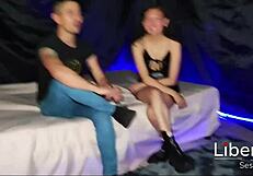 Young couple tries homemade porn with doggystyle and blowjob