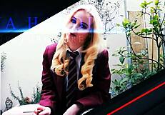 wanna see 18yo british redhead swallow old man's cum?