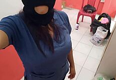 Hospital corridor ass tease on christmas eve waiting for boyfriend fuck