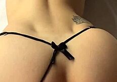 petite latina lingerie model does backstage anal vertical pov