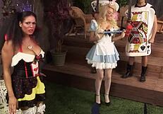 Cosplay Party Orgy with Cumshots Blondes and Wet Pussies Everywhere
