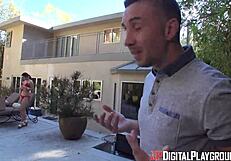 European Small Tits Babes Gape Ass in MMF Anal Blowjob Threesome